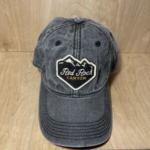 Legacy Red Rock‎ Canyon Baseball Hat Cap Canvas Faded Gray Strapback
